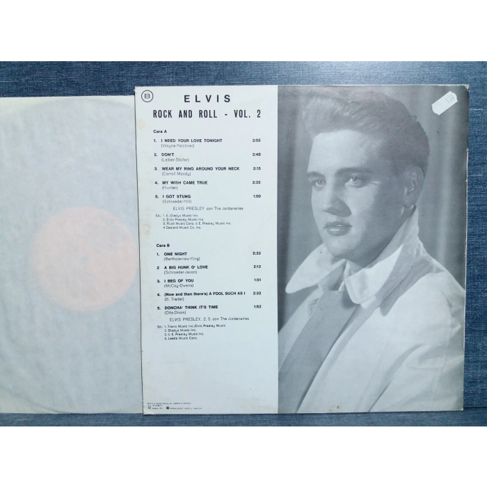 ELVIS 50 MIO FANS CANTT BE WRONG VOL.2 MUSIC LP