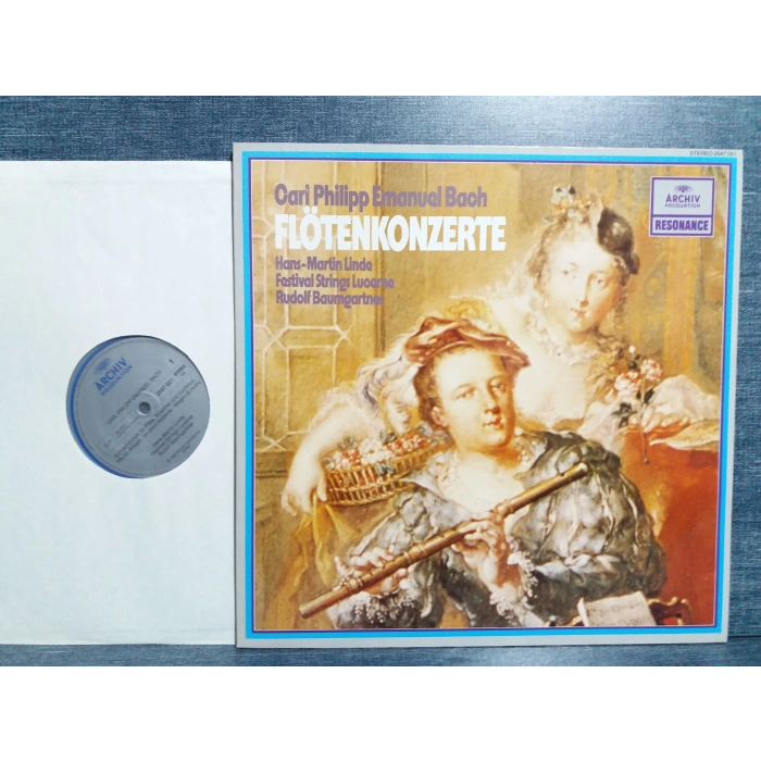 EMANUEL BACH FLUT CONCERT MUSIC LP