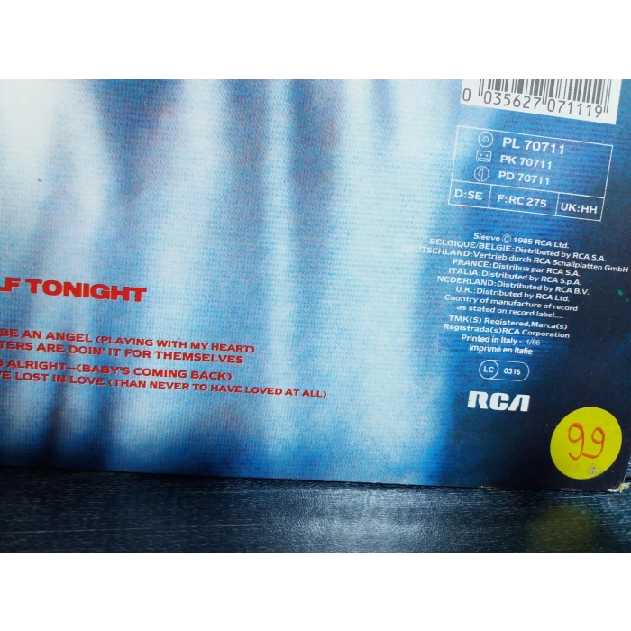 EURYTHMICS BE YOURSELF TONIGHT LP (İTALY PRESS)