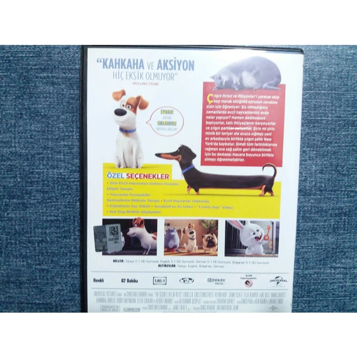 EVCİL HAYVANLARIN GİZLİ YAŞAMI DVD FİLM