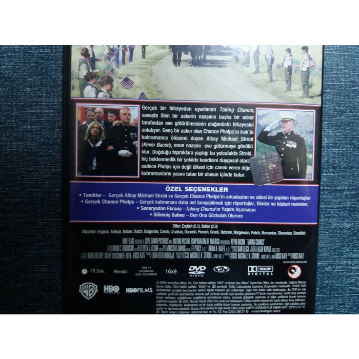 EVE DÖNÜŞ TAKING CHANCE DVD FİLM