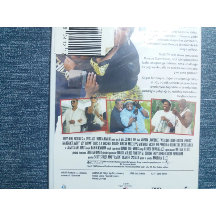 EVE HOŞGELDİN ROSCOE DVD FİLM (SIFIR)