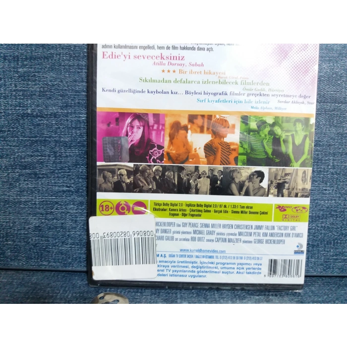 FACTORY GIRL EDIE  DVD FİLM (SIFIR)