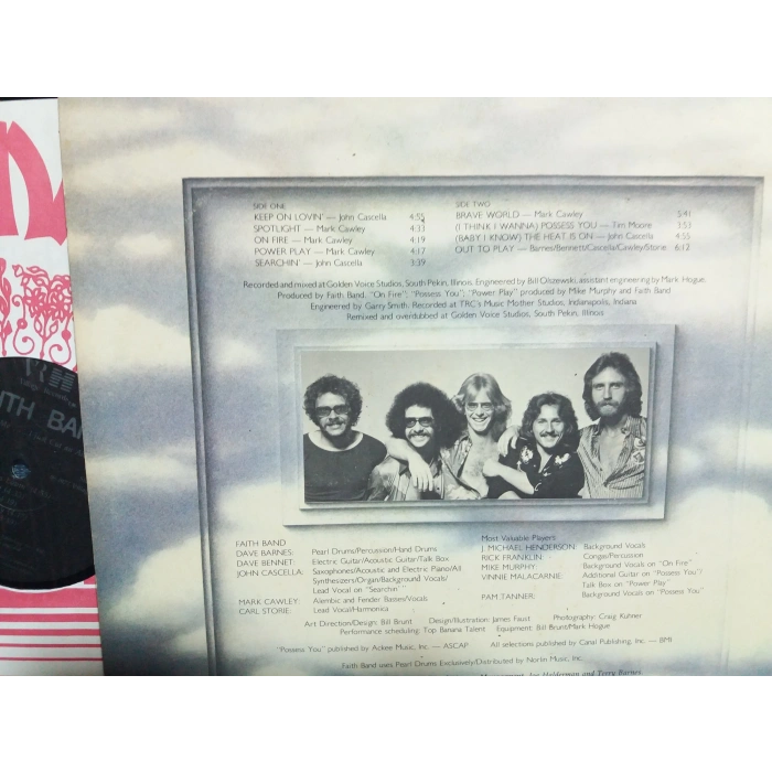 FAITH BAND EXCUSE JUST CUT AN ALBUM MUSIC LP