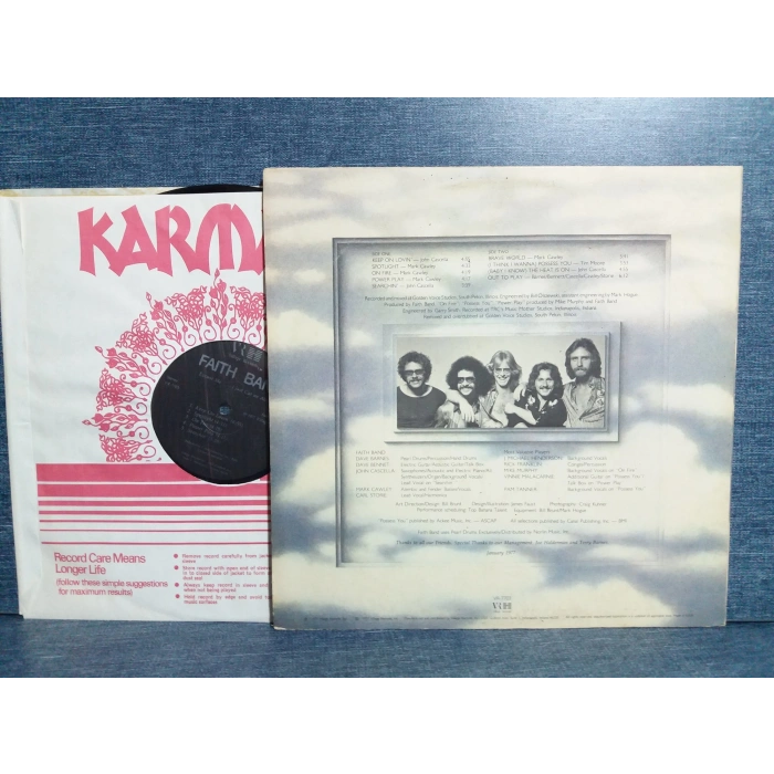 FAITH BAND EXCUSE JUST CUT AN ALBUM MUSIC LP