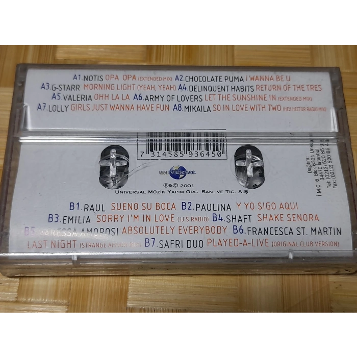 FANTA 2001 HITS MÜZİK KASET