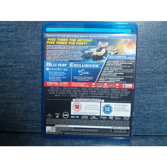 FAST FURIOUS 5 FİLM BLURAY (İNGİLİZCE)