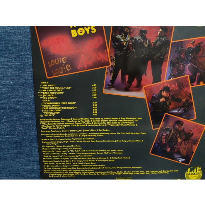 FAT BOYS COMING BACK HARD AGAIN MUSIC LP