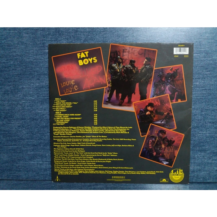 FAT BOYS COMING BACK HARD AGAIN MUSIC LP