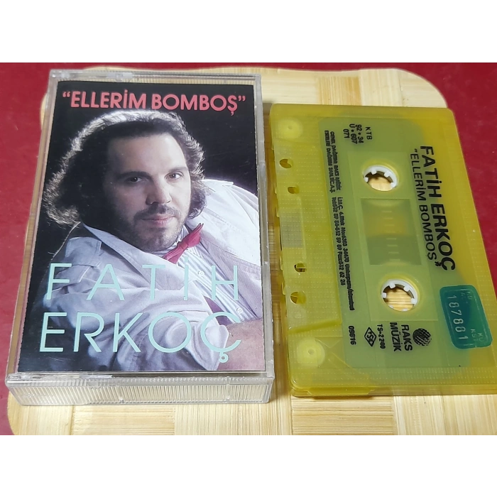 FATİH ERKOÇ ELLERİM BOMBOŞ MÜZİK KASET