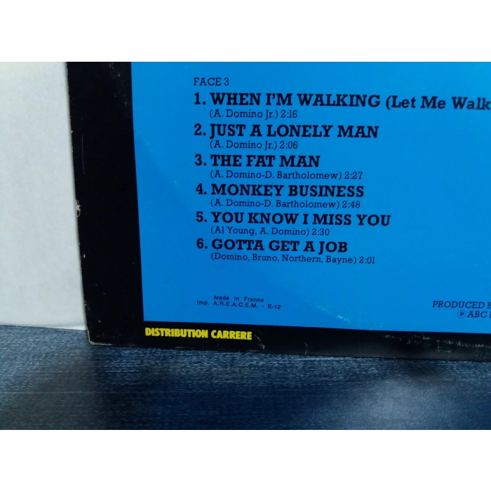 FATS DOMINO BEST AMRICAN MUSIC 2 LP (FRANSA BASIM)