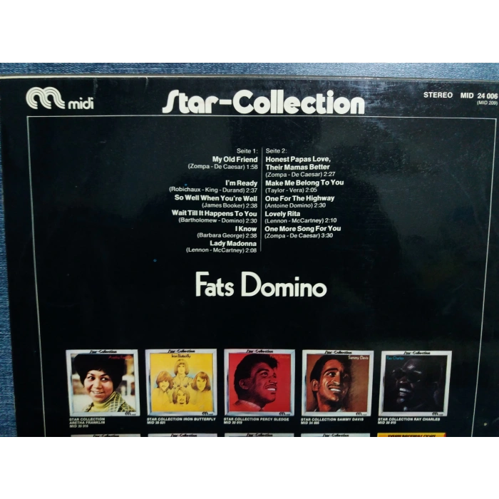 FATS DOMINO COLLECTION MUSIC LP ALBUM