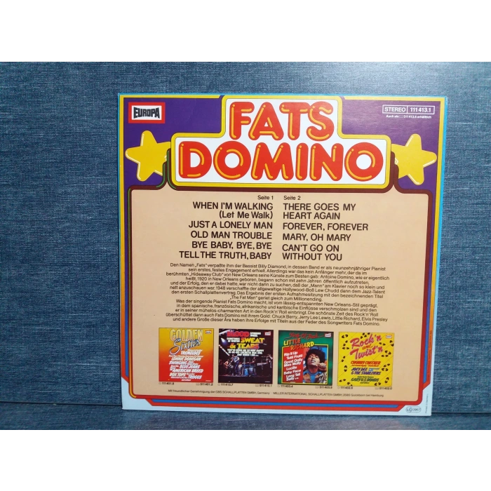 FATS DOMINO GREATEST MUSIC LP ALBUM