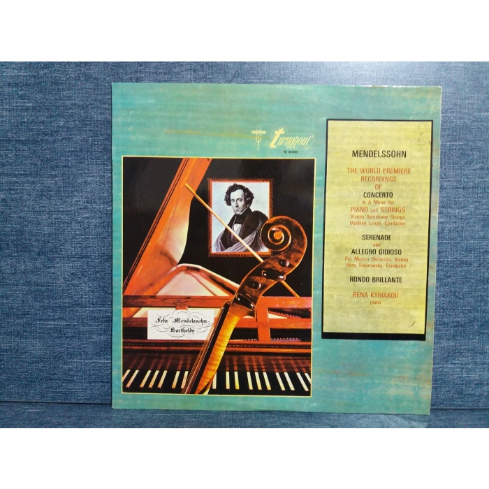 FELIX MENDELSSOHN CONCERTO SERENADE ALLEGRO MUSIC LP