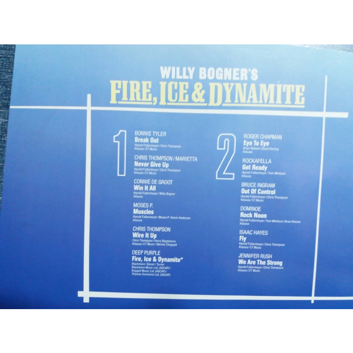 FIRE ICE DYNAMITE SOUNDTRACK LP