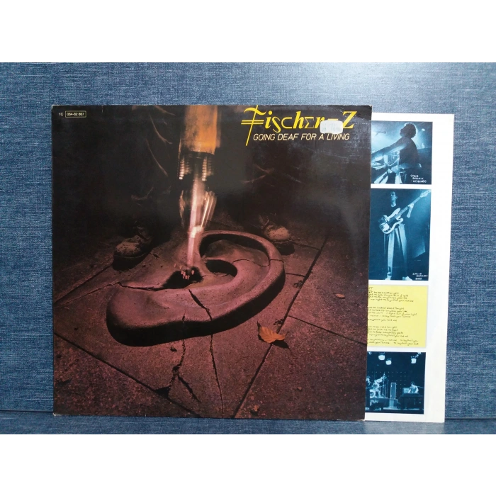 FISCHER Z GOING DEAF FOR A LIVING LP