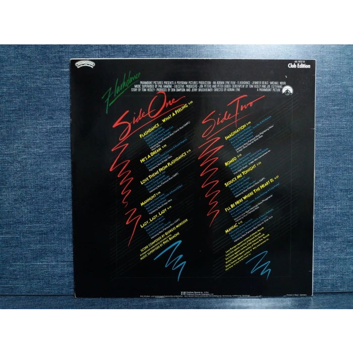 FLASHDANCE FILM SOUNDTRACK MUSIC LP