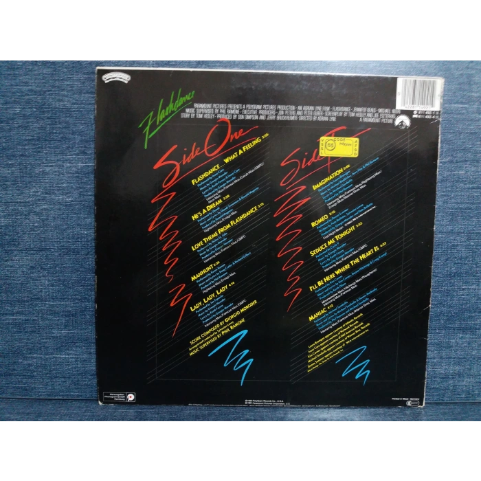 FLASHDANCE FILM SOUNDTRACK MUSIC LP