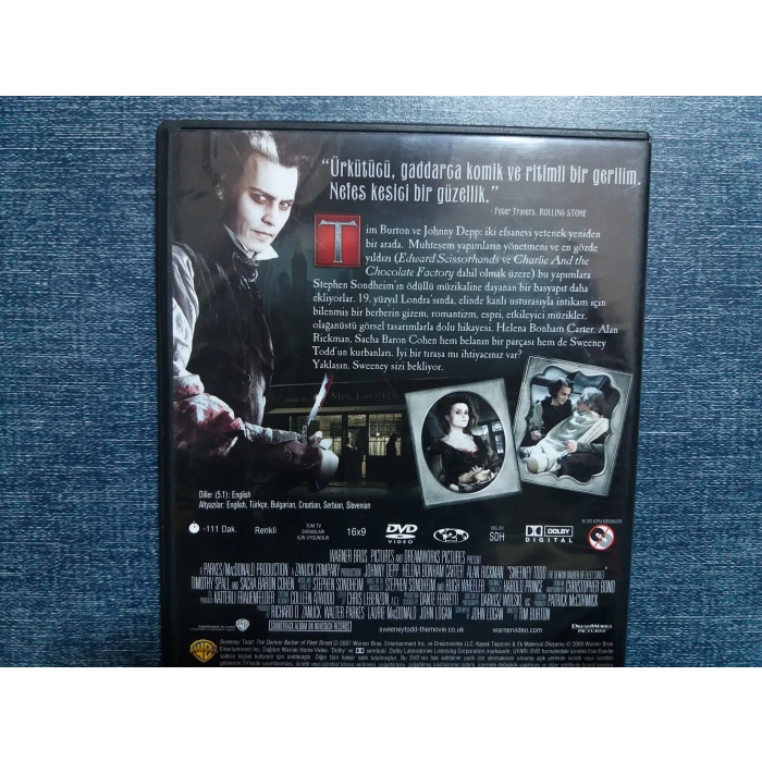 FLEET SOKAĞININ ŞEYTAN BERBERİ DVD FİLM