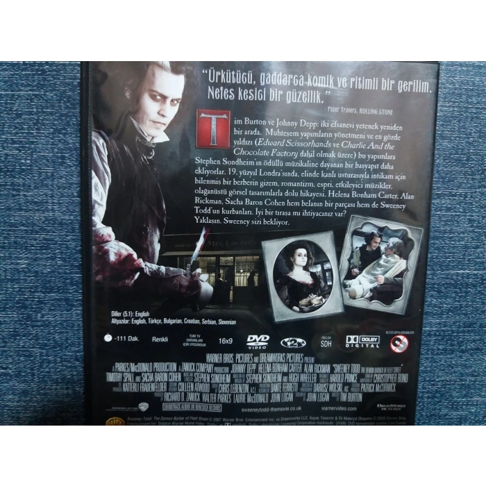 FLEET SOKAĞININ ŞEYTAN BERBERİ DVD FİLM