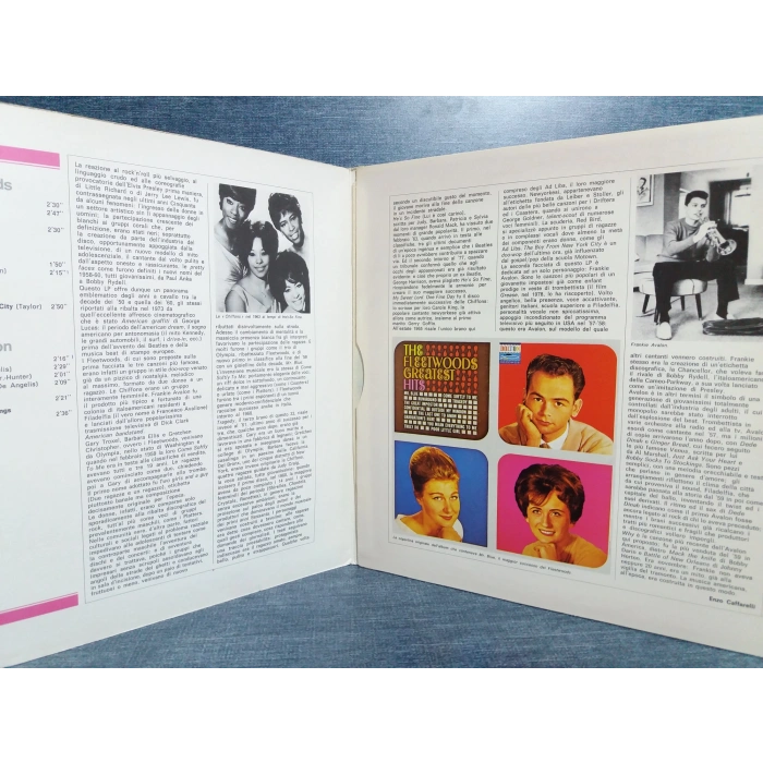 FLEETWODDS FRANKIE AVALON CHIFFONS THE AD LIBS MUSIC LP