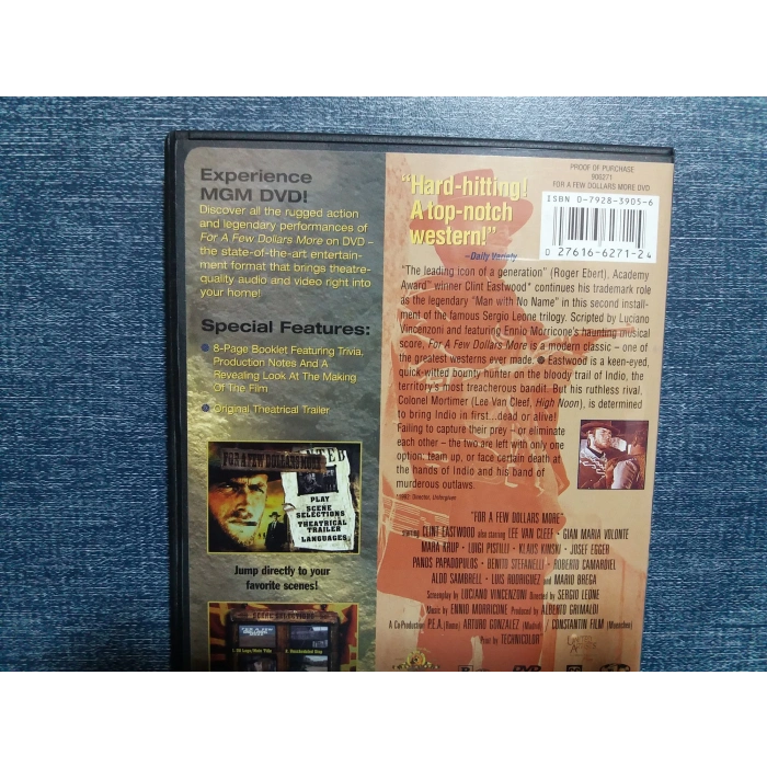 FOR A FEW DOLLARS MORE DVD FİLM (İNGİLİZCE)