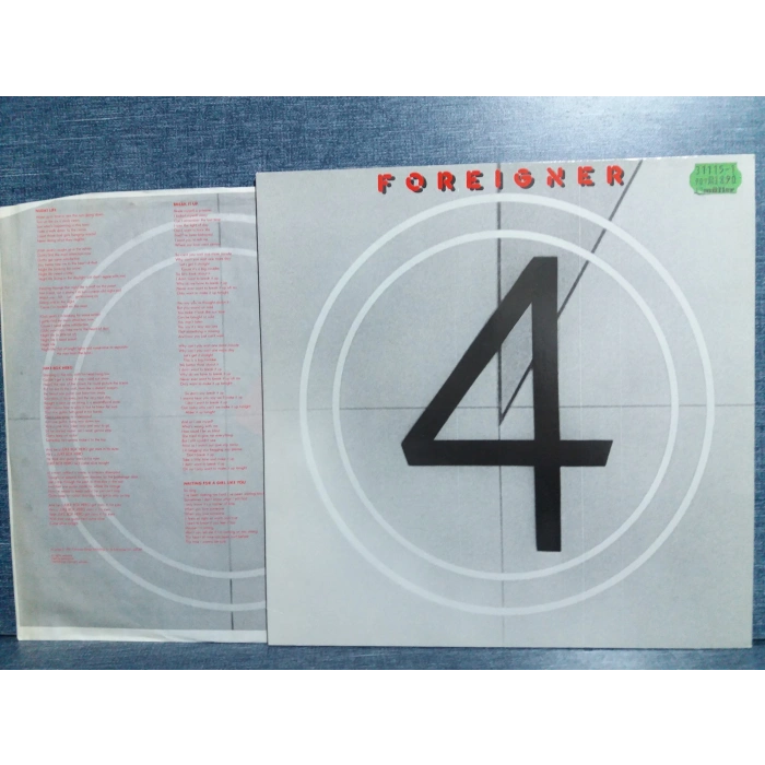 FOREIGNER 4 MUSIC LP