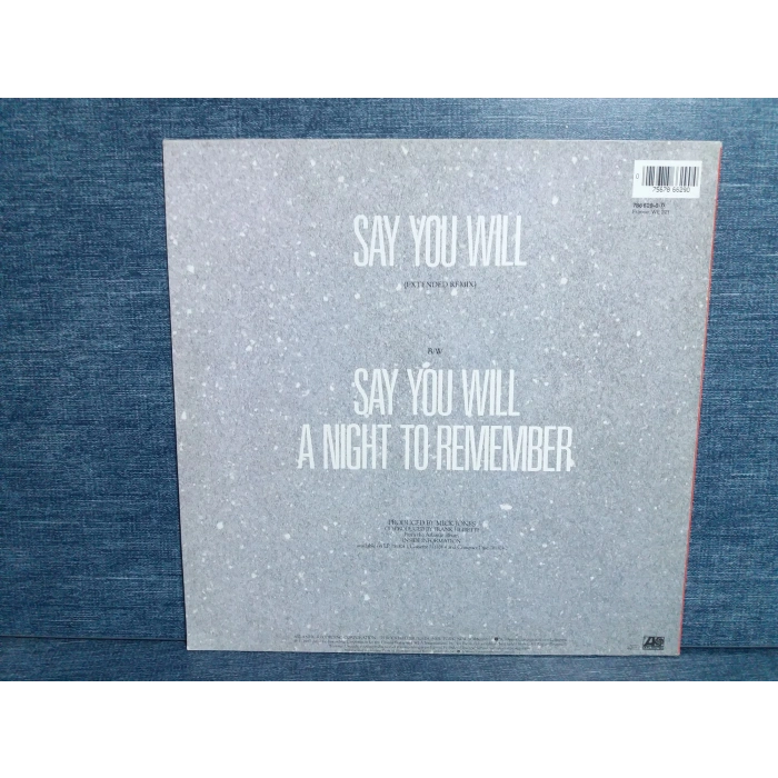 FOREIGNER SAY YOU WILL MAXI LP