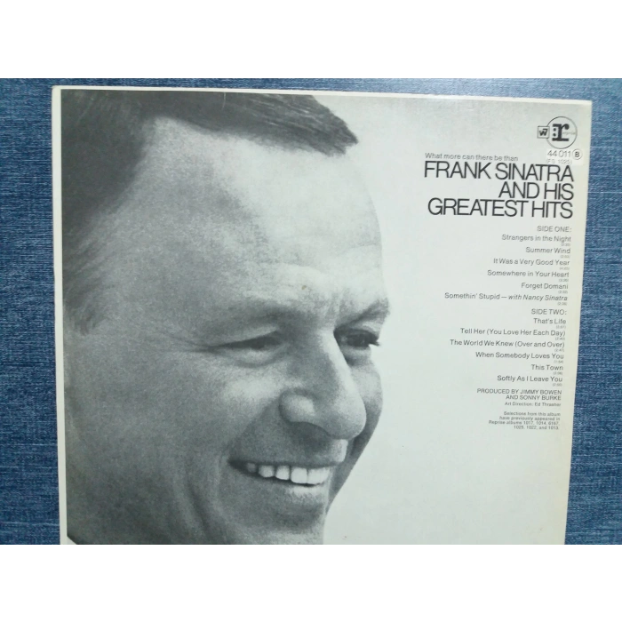 FRANK SINATRA GREATEST HITS MUSIC LP