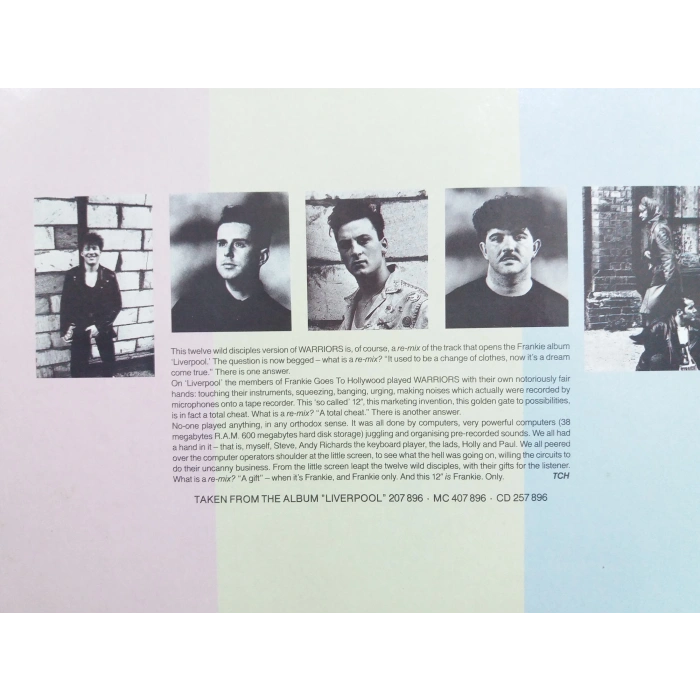 FRANKIE GOES WARRIORS  MAXI LP