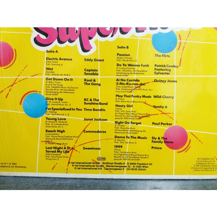 FUNKY SUPER HITS MUSIC LP