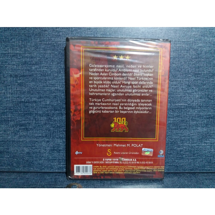GALATASARAY 100 YILLIK SEVDA DVD FİLM (SIFIR)