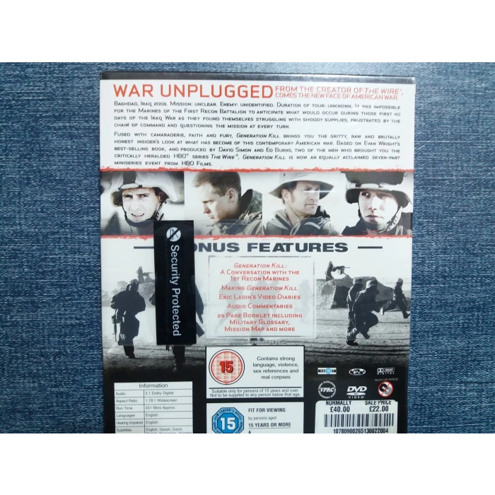 GENERATION KILL DVD FİLM (İNGİLİZCE-SIFIR 3 DISK)