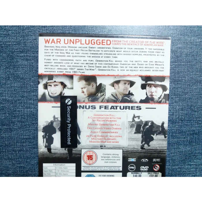 GENERATION KILL DVD FİLM (İNGİLİZCE-SIFIR 3 DISK)