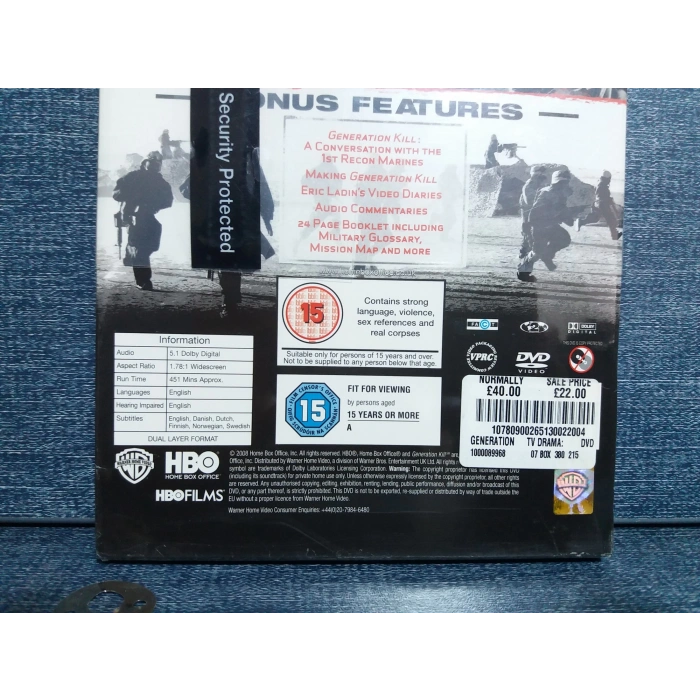 GENERATION KILL DVD FİLM (İNGİLİZCE-SIFIR 3 DISK)