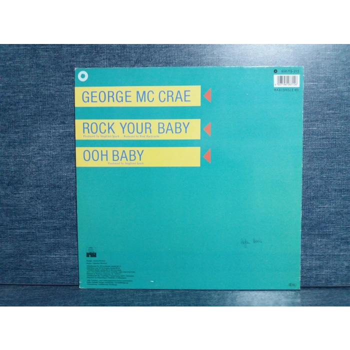 GEORGE MC CRAE ROCK YOUR BABY MAXI LP
