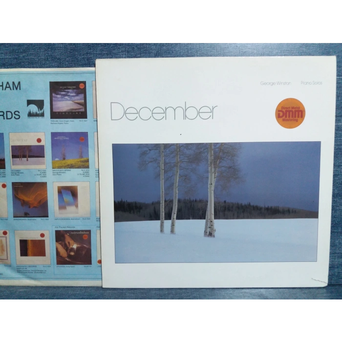 GEORGE WINSTON DECEMBER PIANO SOLOS MUSIC LP