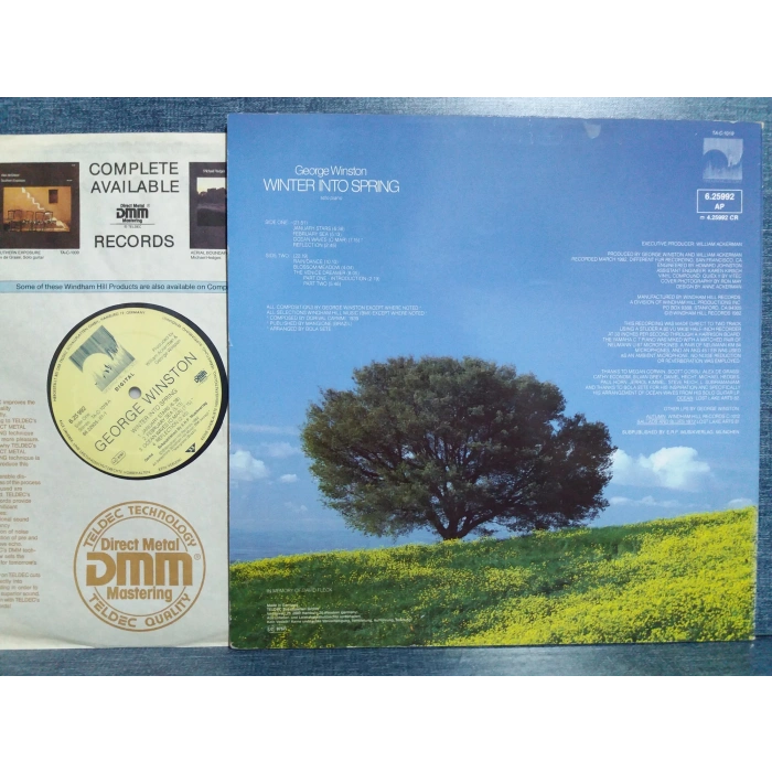 GEORGE WINSTON WINTER INTO SPRING MUSIC LP