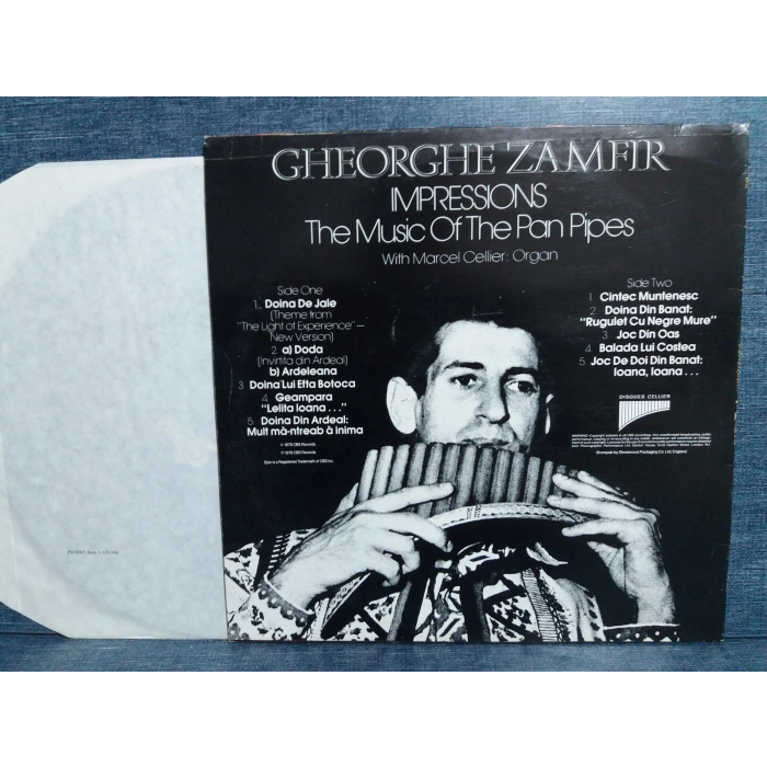 GEORGHE ZAMFIR IMPRESSIONS MUSIC LP (İNGİLİZ KOPYA)