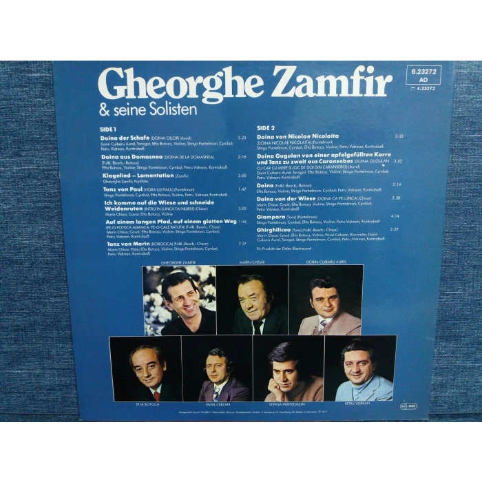 GEORGHE ZAMFIR SEINE SOLISTEN MUSIC LP