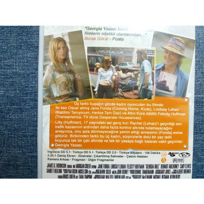 GEORGIA YASASI DVD FİLM