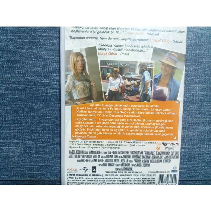 GEORGIA YASASI DVD FİLM