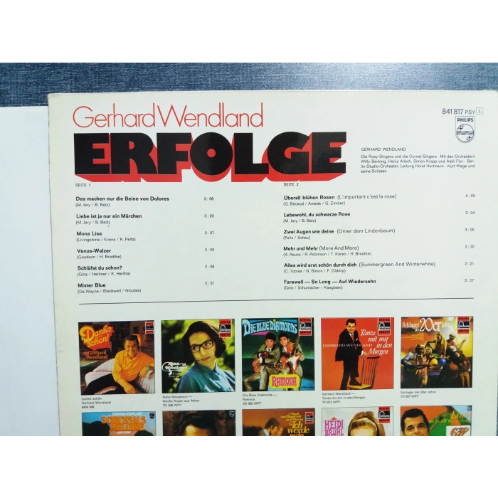 GERHARD WENDLAND GREATEST MUSIC LP