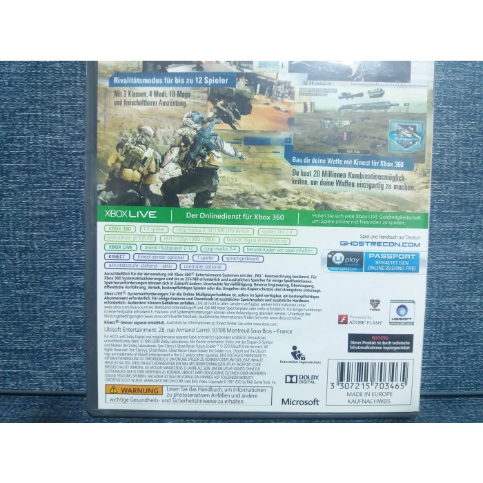 GHOST RECON FUTURE SOLDIER XBOX 360 OYUN