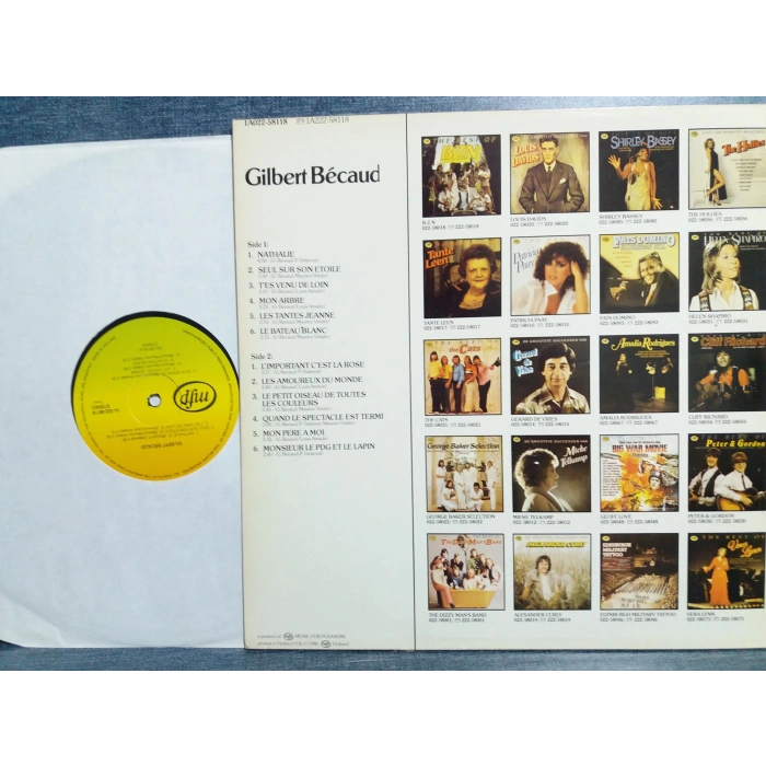 GILBERT BECAUD BEST MUSIC LP