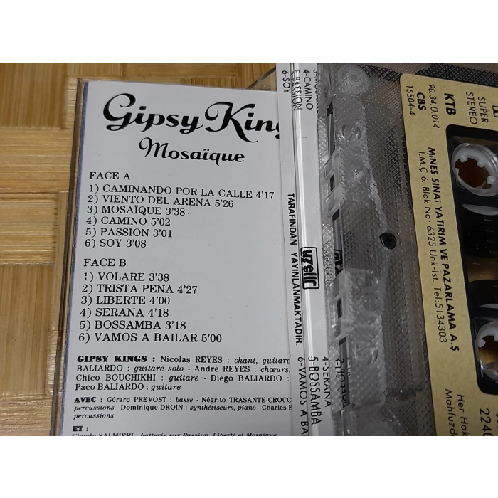GIPSY KINGS MOSAIQUE MÜZİK KASET