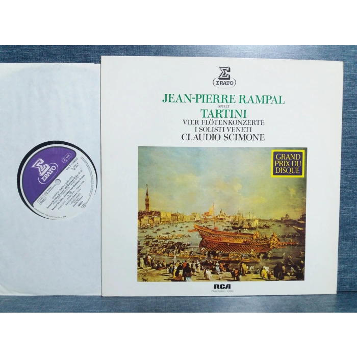 GIUSEPPE TARTINI FLÜT CONCERT JEAN PIERRE RAMPAL MUSIC LP