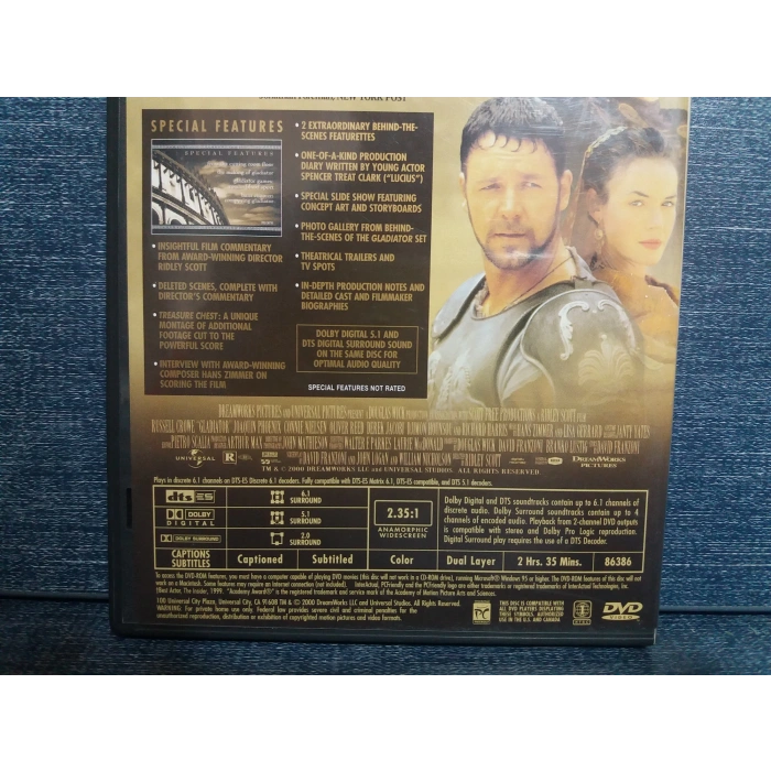 GLADIATOR DVD FİLM (İNGİLİZCE - 2 DISK)