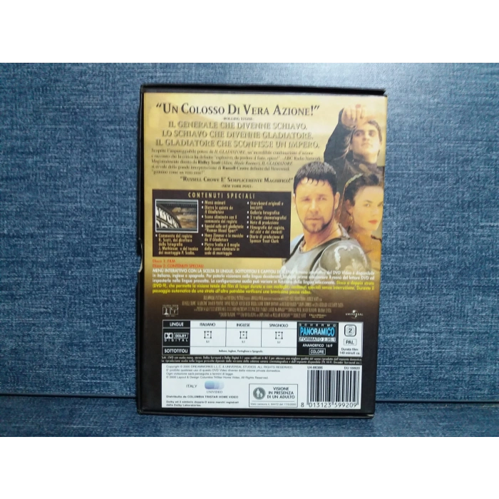 GLADIATOR DVD FİLM (İNGİLİZCE - 2 DISK) Özel Kasa