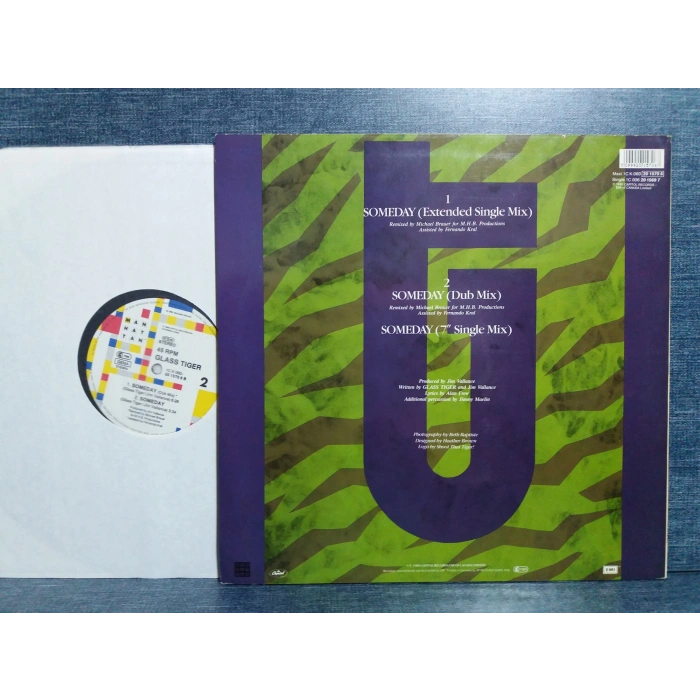 GLASS TIGER SOMEDAY MAXI LP